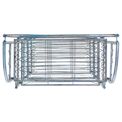 Étagère de boulangerie d'extérieur à 4 niveaux en fer forgé victorien SAFAVIEH Bryn - 25 po L x 15 po P x 63 po H - 25L x 15P x 63H