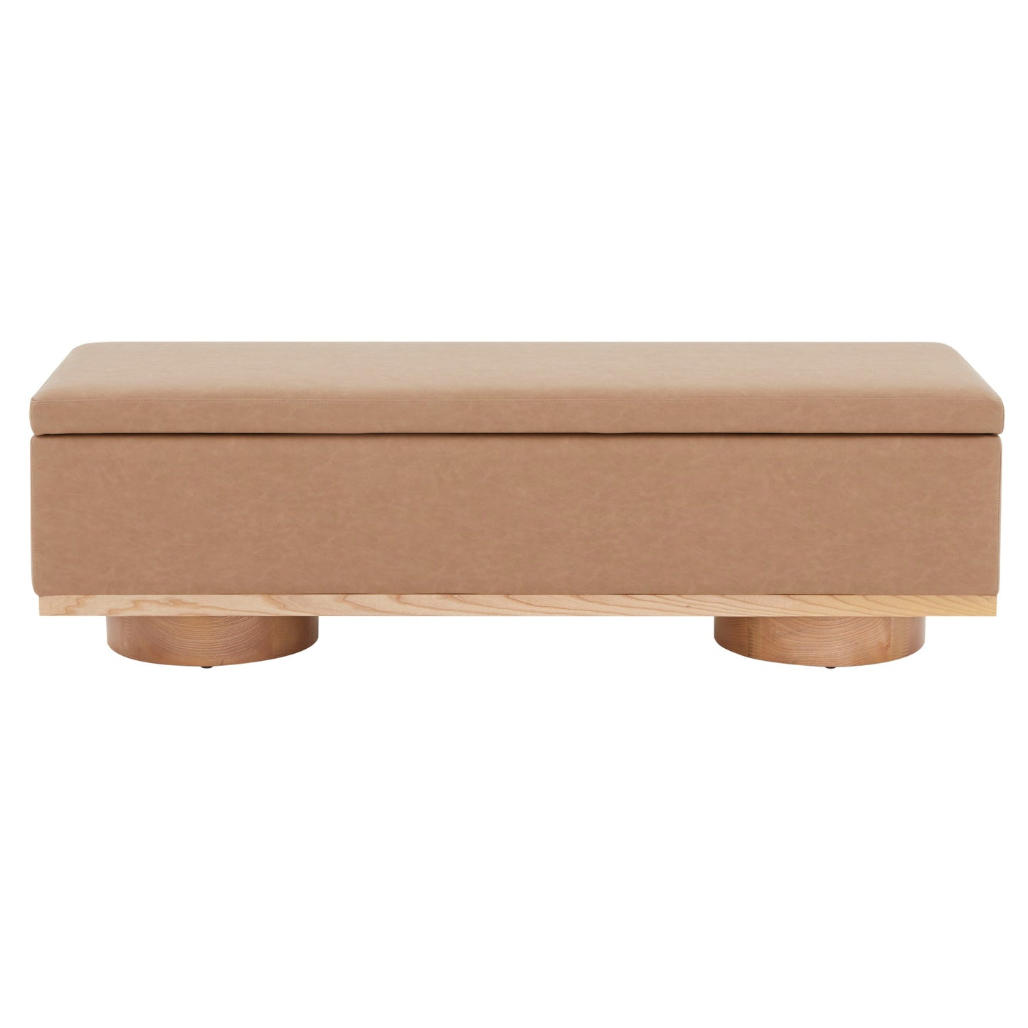 Banc de rangement SAFAVIEH Couture Sunneva Boucle - 61 po L x 20 po P x 19 po H - 61L x 20P x 19H