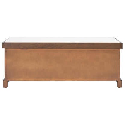 Banc de rangement à 3 tiroirs avec coussins SAFAVIEH Fiorello - 47,3 L x 15 L x 19 H - 47 L x 15 P x 19 H