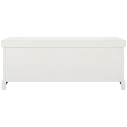 Banc de rangement à 3 tiroirs avec coussins SAFAVIEH Fiorello - 47,3 L x 15 L x 19 H - 47 L x 15 P x 19 H