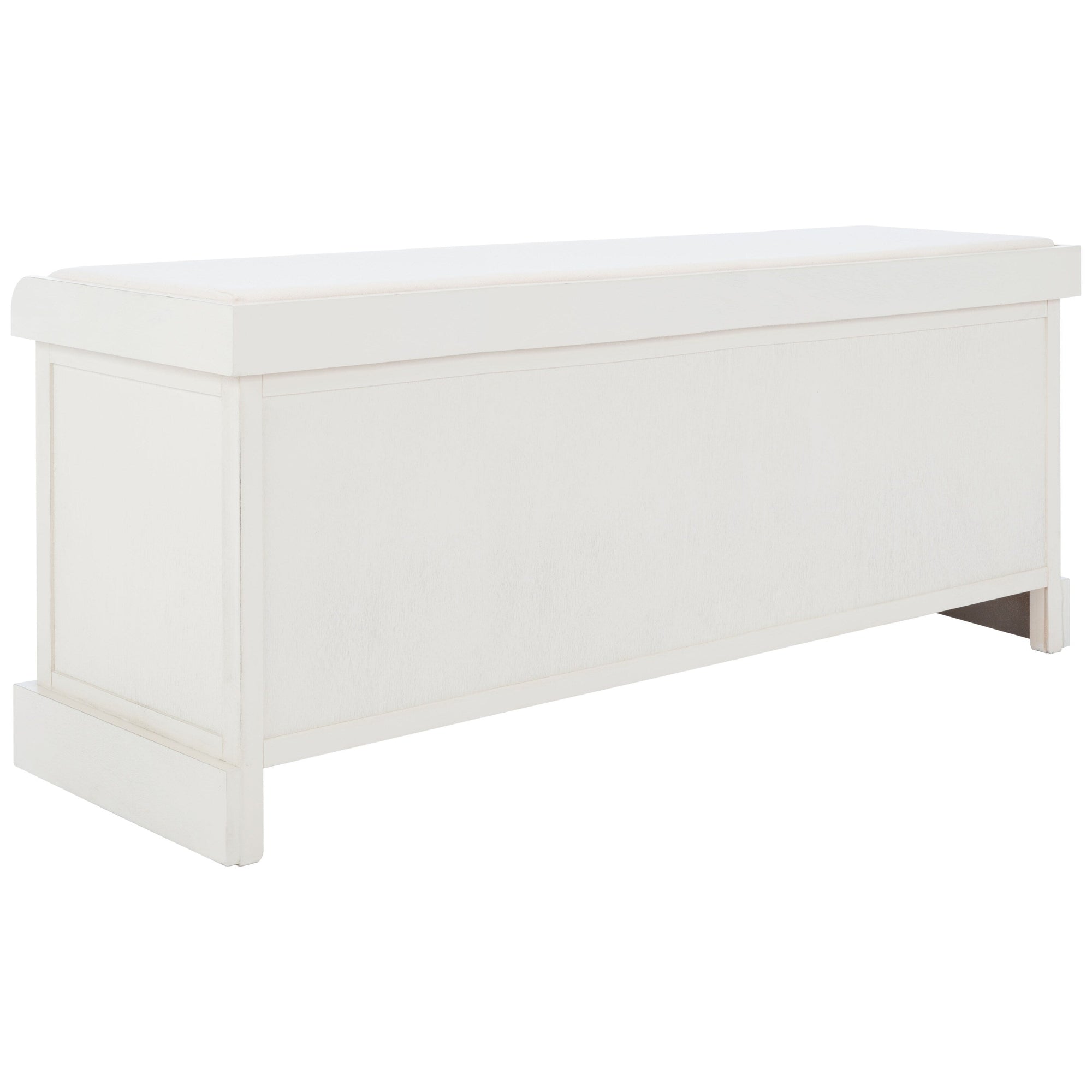 SAFAVIEH Fiorello 3-Drawer with Cushion Storage Bench - 47.3 W x 15 L x 19 H - 47Wx15Dx19H