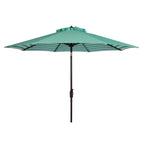 SAFAVIEH Hadire Inside Out Striped 9 Ft Crank Outdoor Umbrella