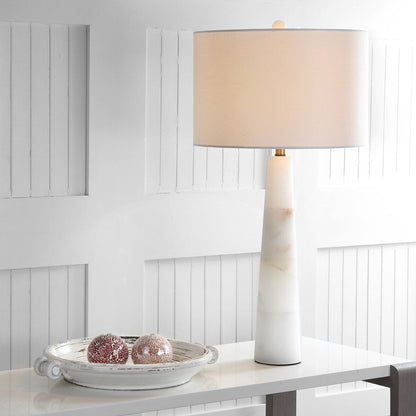 Lampe de table à DEL SAFAVIEH Lighting Giorgiana 30 pouces en albâtre - 15 x 15 x 30 - 15 L x 15 P x 30 H