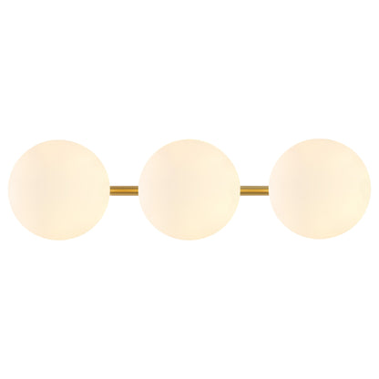 Applique murale traditionnelle SAFAVIEH Lighting Lambrini 21 (3 ampoules) - 6 L x 8 P x 21 H - 21 L x 8 P x 6 H