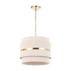 SAFAVIEH Oprea 3-Light Adjustable Hanging Pendant Light Fixture (LED Bulbs Included) - 16 x 16 x 16.5-72.5