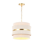 SAFAVIEH Oprea 3-Light Adjustable Hanging Pendant Light Fixture (LED Bulbs Included) - 16 x 16 x 16.5-72.5
