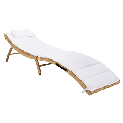 Ensemble de chaises longues d'extérieur Blaguna 3 pièces SAFAVIEH - 83 L x 20 P x 24 H