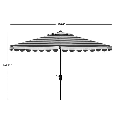 Parapluie rond à manivelle SAFAVIEH Outdoor Jaylee 11 pieds