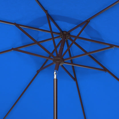 Parasol d'extérieur à manivelle SAFAVIEH Ronette Fringe de 9 pieds