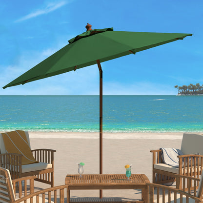 Parasol d'extérieur en bois SAFAVIEH Zlatana de 2,7 m