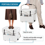 SKTAKOL 16 Quart Cooler Portable Ice Chest Leak-Proof 24 Cans Ice - See Details