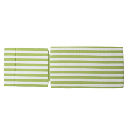 Ensemble de coussins d'extérieur Salem pour chaise longue - Coussins uniquement (lot de 2) par Christopher Knight Home - 79,25 L x 27,50 l x 1,50 H