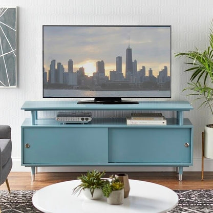 Meuble TV en bois moderne du milieu du siècle Margo de Simple Living
