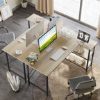 Small L Shaped Desk with Storage Shelves Corner Computer Desk
