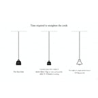 Synia Modern 5-Light Cluster Teardrop Glass Chandelier Stair Entryway Pendant Light for High Ceiling - D15'' x H18.2-74.2''
