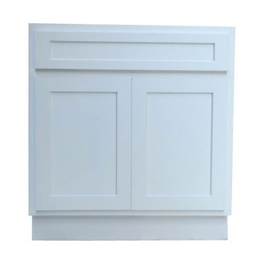 Vanity Art 24-inch Solid Wood Single Sink Bathroom Vanity Cabinet