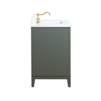 Vanity Art Bathroom Vanity with Ceramic Sink and Engineered Marble Top