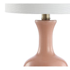 Vermont 22 Glass/Metal LED Table Lamp, White (Set of 2) by JONATHAN Y