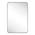 TEHOME WH Recessed Framed Medicine Cabinet with Mirror and Adjustable Shelves