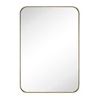 TEHOME WH Recessed Framed Medicine Cabinet with Mirror and Adjustable Shelves