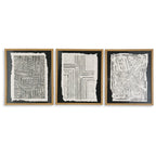 Wonderstow Black/Beige Wall Art, Set of 3